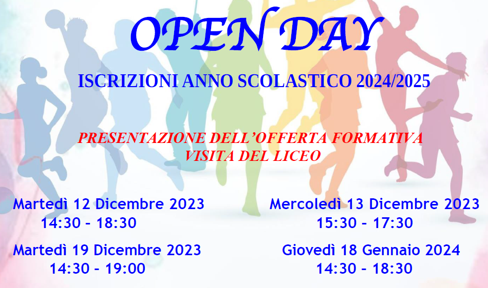 Open Day Liceo Marchionne Amatrice - A.S. 2023/2024